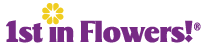 1st in Flowers: 10% off floral orders logo