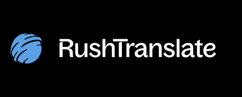 20% discount on all translation services from Rush Translate logo